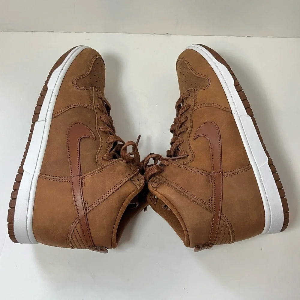 Nike Dunk High Premium Women's Sneakers Pecan Size 8.5
